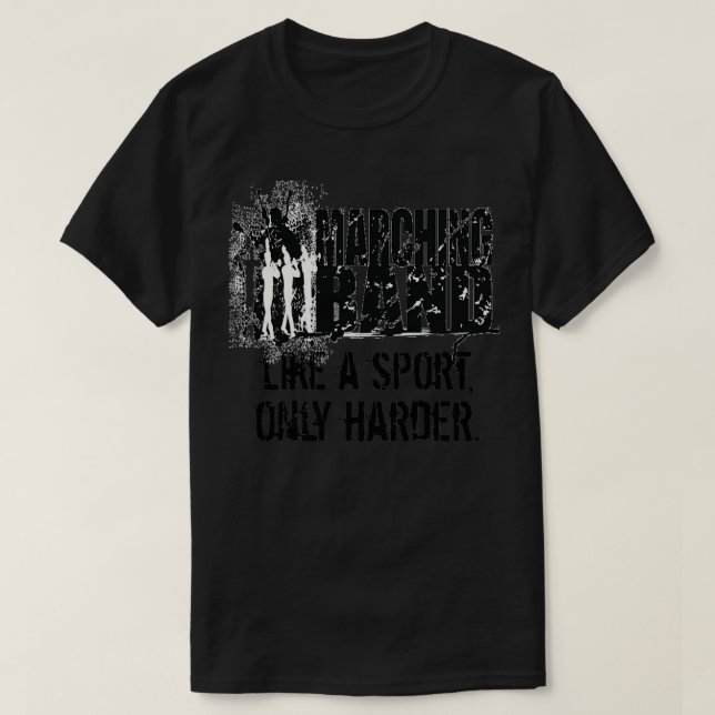 Tydliga Marching Band-presentationer som T Shirt (Design framsida)