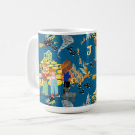 Tydliga underordnade tecken kaffemugg