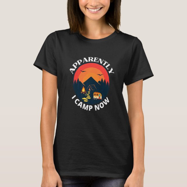 Tydligen är jag nu första gången Campfire Retro C T Shirt (Framsida)