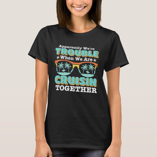 Tydligen är vi problematiska när vi kör på giffeln t shirt (Framsida)