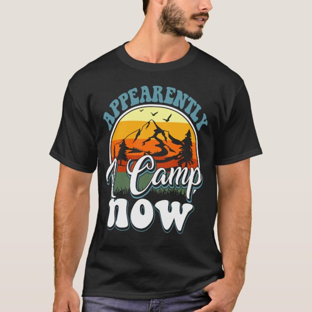 tydligen campar jag nu t shirt (Framsida)