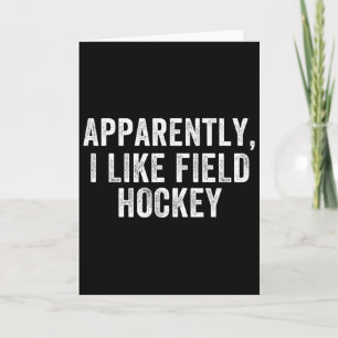 Tydligen gillar jag hockey, rolig hockeysäsong Par Kort