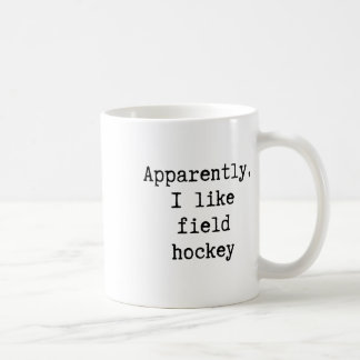 Tydligen gillar jag landhockey Rolig mamma pappa S Kaffemugg