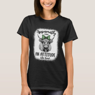 Tydligen har jag en attityd som kände Cow T Shirt