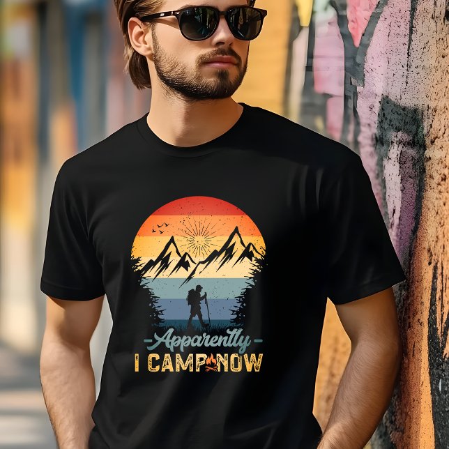 Tydligen jag campar nu T-shirt (Skapare uppladdad)