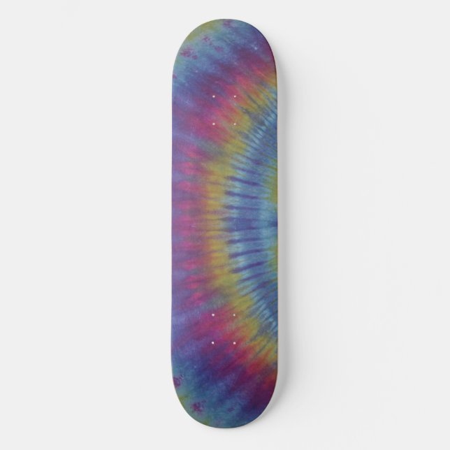 Tydligt Coola Tie Dye Skateboard (Framsida)