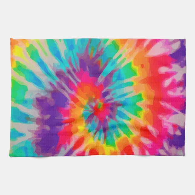 Tye-Dye-3 kökshanddukar (Horisontell)