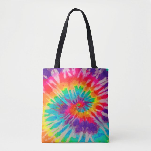 Tye-Dye-3 Tote Tygkasse (Framsida)