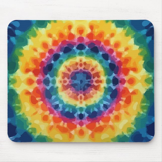 Tye-Dye-4 Mousepad Musmatta (Framsidan)