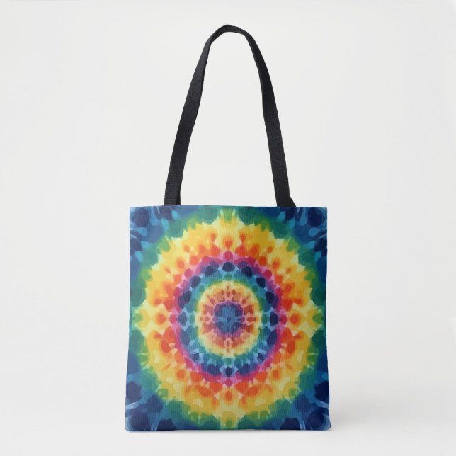 Tye-Dye-4 Tote Tygkasse (Framsida)