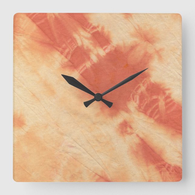 Tye Dye Composition nr 10 av Michael Moffa Fyrkantig Klocka (Framsida)