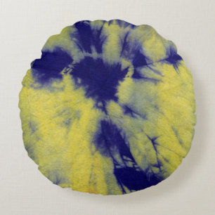 Tye Dye Composition nr 11 av Michael Moffa Rund Kudde