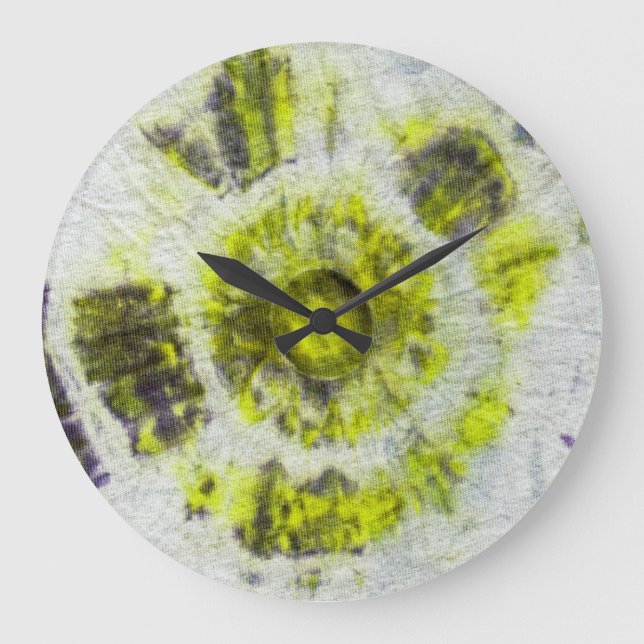 Tye Dye Composition nr 3 från Michael Moffa Stor Klocka (Framsida)