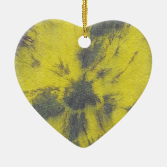 Tye Dye Composition nr 8 av Michael Moffa Julgransprydnad Keramik (Framsidan)