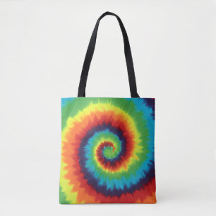 Tye dye-handväska tygkasse