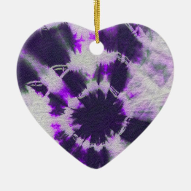 Tye Dye Komposition #1 av Michael Moffa Julgransprydnad Keramik (Framsidan)