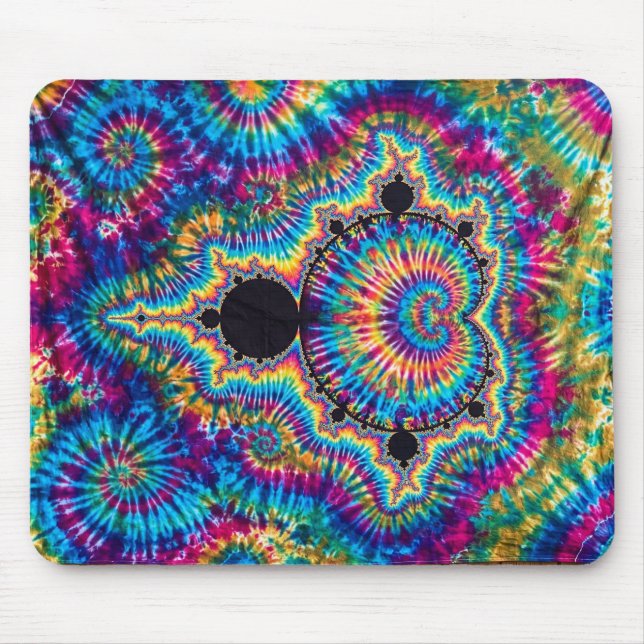 Tye Dye Mandelbrot Fraktal Musmatta (Framsidan)