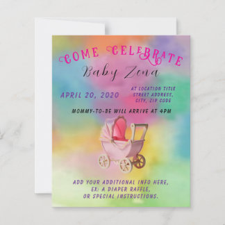 Tye-Dye Princess Baby Shower