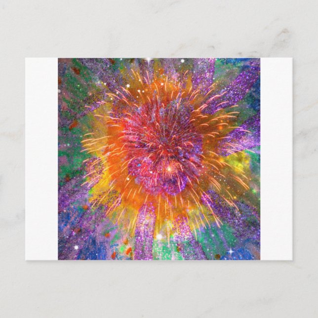 Tye-Dye Vykort (Framsida)