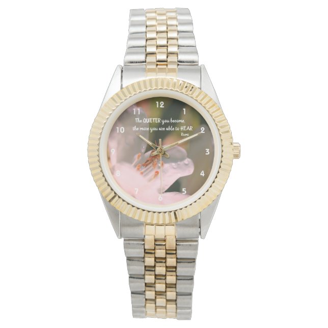 Tyence inspirational Rumi Quote Armbandsur (Framsida)