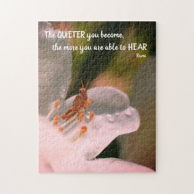 Tyence inspirational Rumi Quote Pussel (Vertikal)