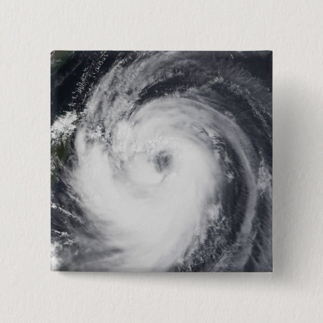 Tyfon Chaba i westerna Stilla havet Knapp (Framsida)