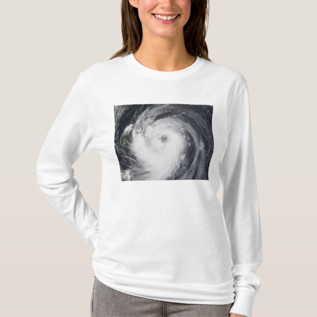 Tyfon Chaba i westerna Stilla havet Tröja (Framsida)