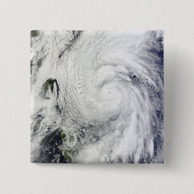 Tyfonen Chaba i Filippinska havet Knapp (Framsida)