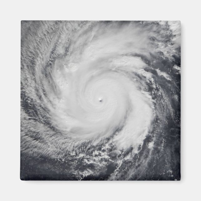 Tyfonen Faxai i westerna Stilla havet Magnet (Framsidan)