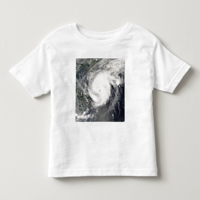 Tyfonen Neoguri närmar sig China 2 T Shirt (Framsida)