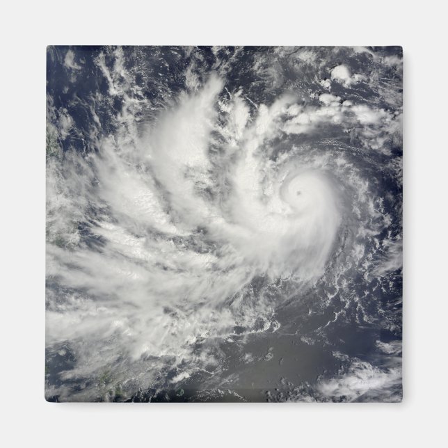 Tyfoon Parma-rubrik västerut Magnet (Framsidan)