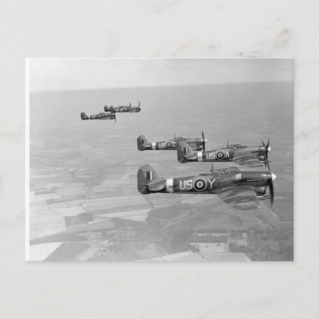 Tyfooner på väg för Frankrike Vykort (Framsida)