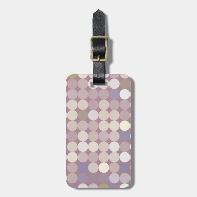 Tyg cirklar det abstrakt mönster bagagebricka (Vertikal Framsida)