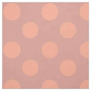Tyg: Dammig rosa- & persikapolka dots Tyg