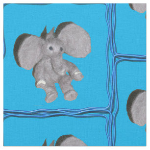 Tyg - Elefant i ram