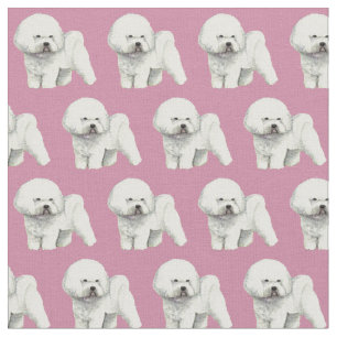 Tyg för Bichon Frise hundkonst