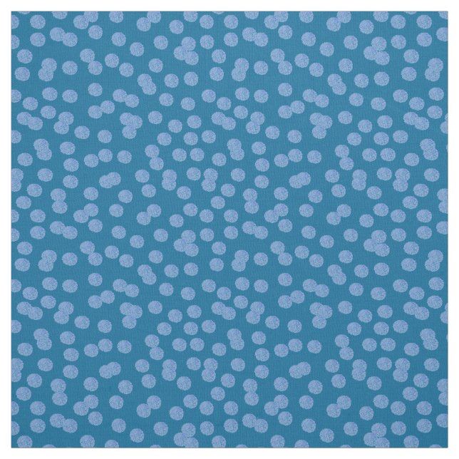 Tyg för blåttpolka dotsPima bomull (Provkarta)