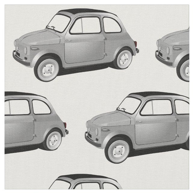 Tyg för Fiat 500 klassikerbil (Närbild)
