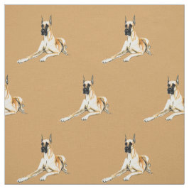 Tyg för great danehundkonst
