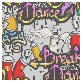 Tyg för hip hopgrafittimönster