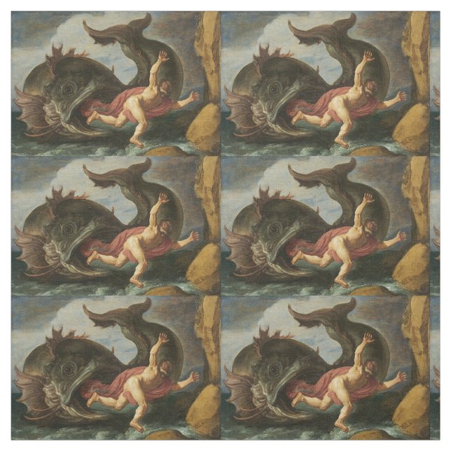 Tyg "för Jonah och för val" konstanpassningsbar (Provkarta)