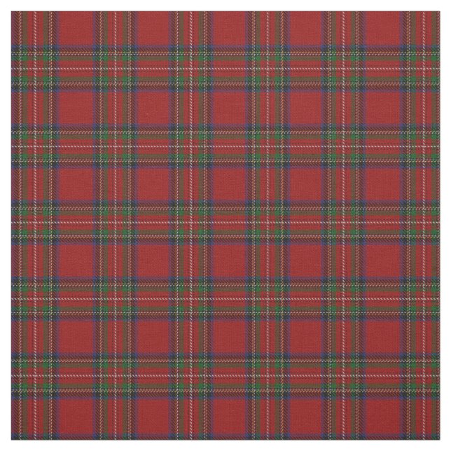 Tyg för klanStewart kungligt rött skotskt Tartan (Provkarta)