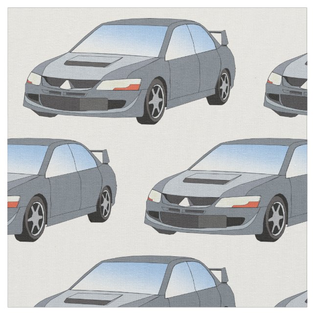 Tyg för Mitsubishi Lancerevolution (Närbild)