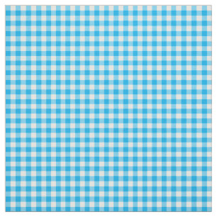 Tyg för mönster för Gingham för himmelblått-