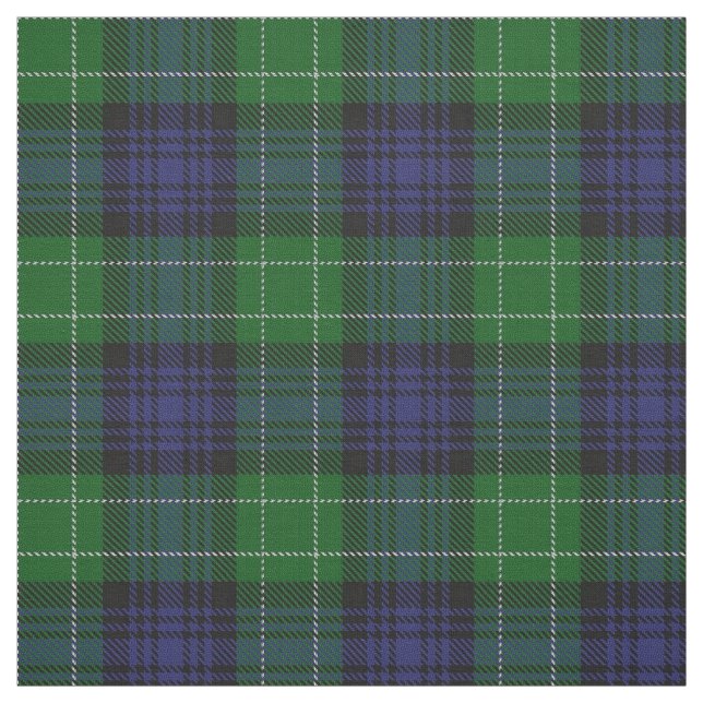 Tyg för pläd för klanAbercrombie skotskt Tartan (Provkarta)