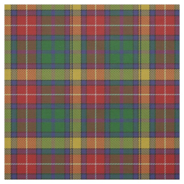 Tyg för pläd för klanBuchanan skotskt Tartan (Provkarta)