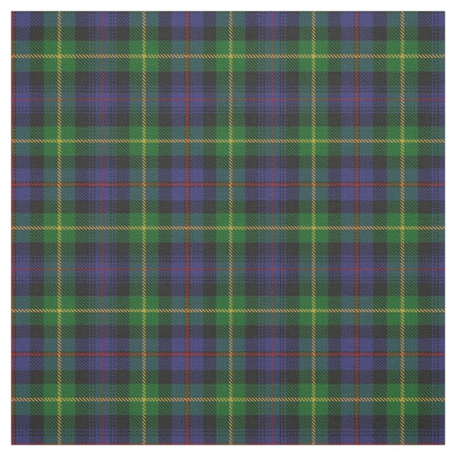 Tyg för pläd för klanFarquharson skotskt Tartan (Provkarta)