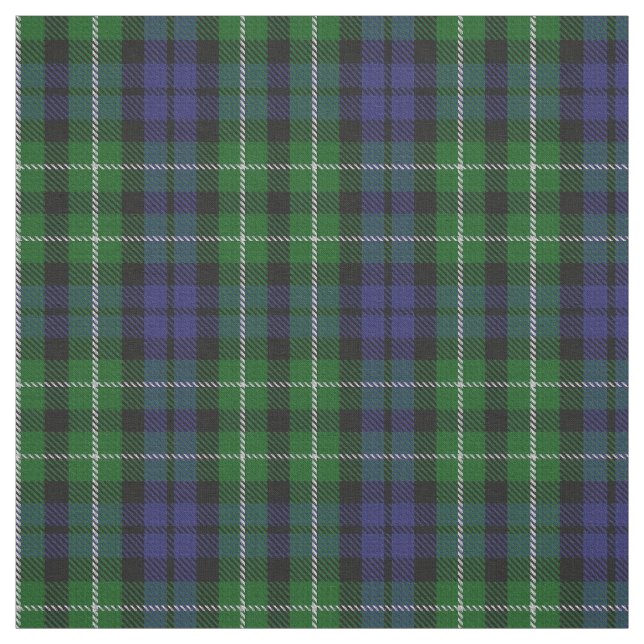 Tyg för pläd för klanGraham skotskt Tartan (Provkarta)