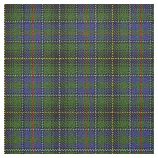 Tyg för pläd för klanMacInnes skotskt Tartan (Provkarta)