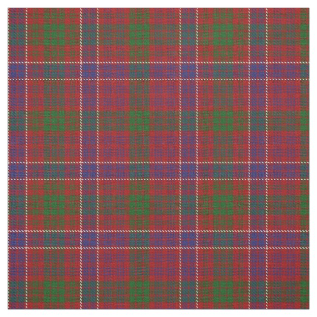 Tyg för pläd för klanMacRae rött skotskt Tartan (Provkarta)